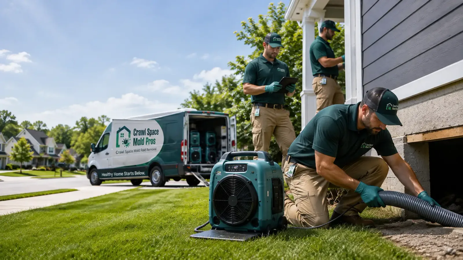 Crawl Space Mold Removal in Charles City, IA